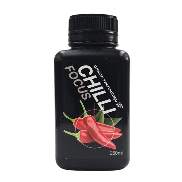 Growth Technology Chilli Focus specialist pepper fertiliser bottle